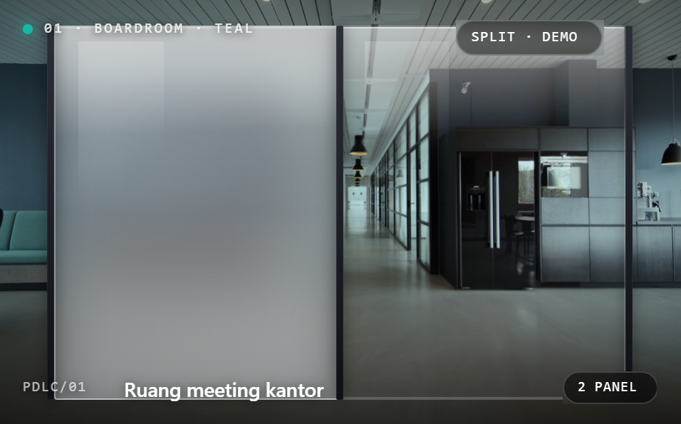 pdlc-smart film -ruangan meeting