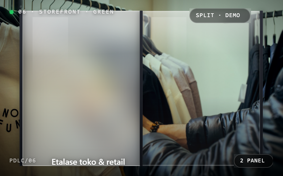 LLUM Smart Film PDLC Retail Store