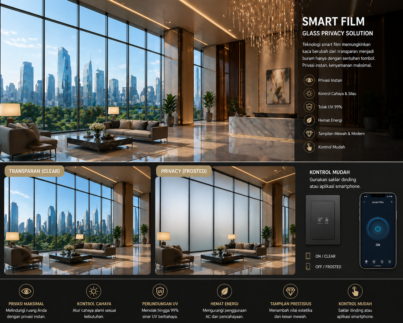smart film gedung