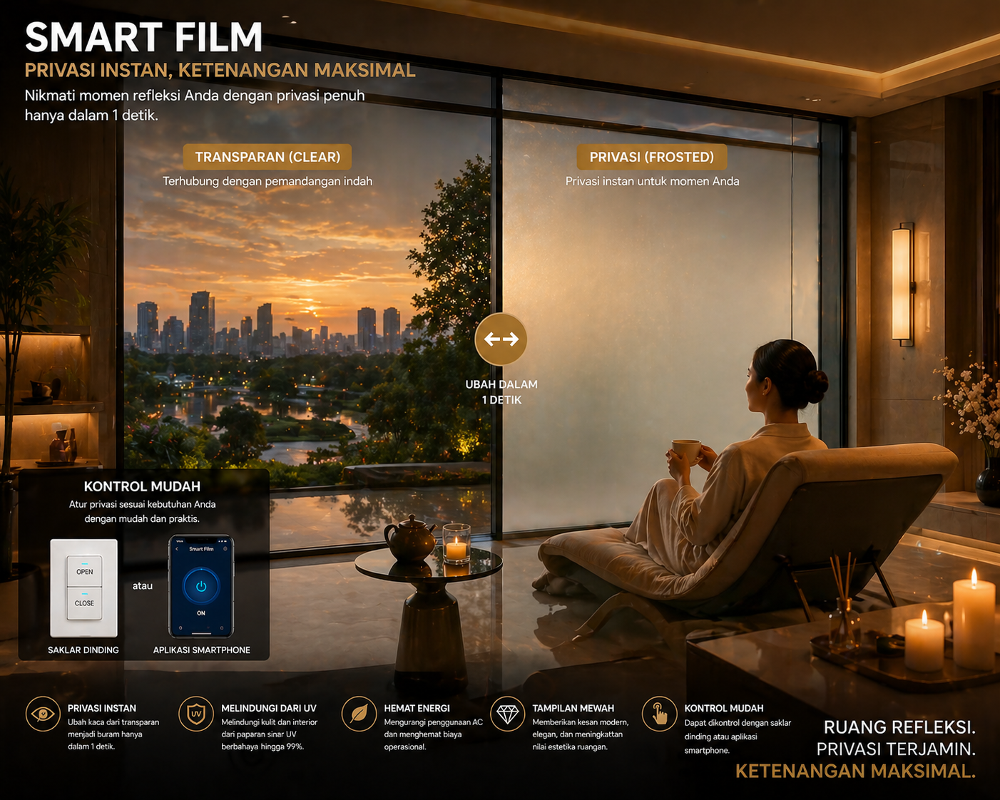 smart film utk ruang refleksi