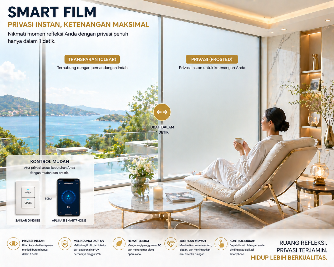 smart film utk ruang refleksi